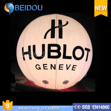 Iluminación Hélio RC inflables dirigible dirigible grandes globos de publicidad LED